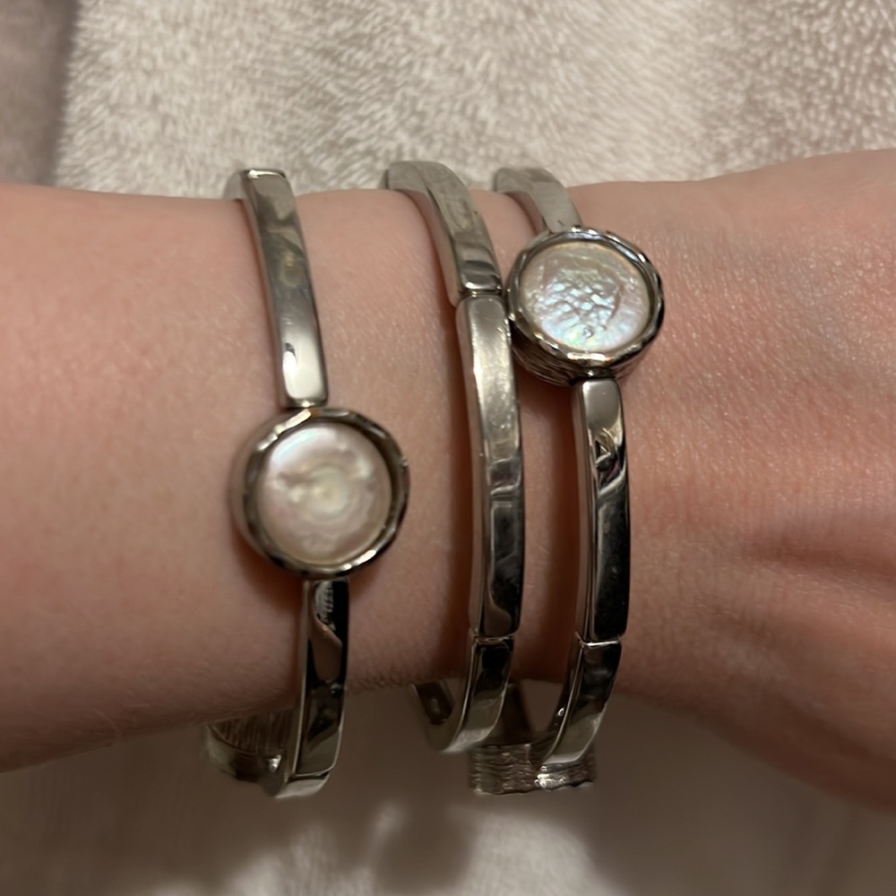 WHBM Bracelet set with matching necklace